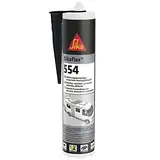 Sika – Montageklebstoff – Sikaflex-554 Schwarz – ideal für große Bauteile und hohe dynamische Belastung – alterungs- und witterungsbeständig – 300 ml