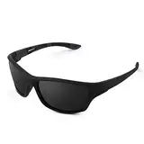 URAQT Sportbrille, Polarisierte Sonnenbrillen Fahrradbrille für Herren Damen, Superleichtes Unzerbrechlicher Sport Radsportbrillen mit UV 400 Schutz Zum Angeln Fahrrad Laufen Radfahren Golf