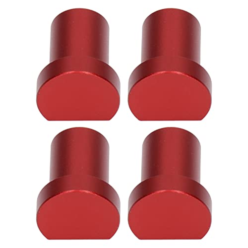 Bankhaken, Durchmesser 20 Mm, Korrosionsbeständig, Bremse für Zimmerei, Kompakte Größe, 4 Stück Zum Befestigen und Begrenzen von Brettern (Rot)