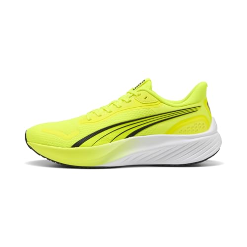 PUMA Unisex Pounce LITE Straßen-Laufschuh, Yellow ALERT Black, 41 EU