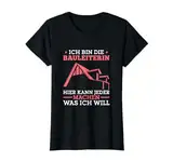 Damen Bauleitung Bauaufsicht Baustelle Bauleiterin T-Shirt