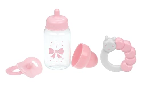 JC Toys 81061 Zubehör für Babypuppen, Hellrosa, 10 x 4 Centimeters