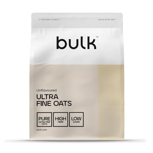 Bulk Fein Gemahlene Haferflocken, Oats, 2,5 kg, 50 Portionen, Verpackung Kann Variieren