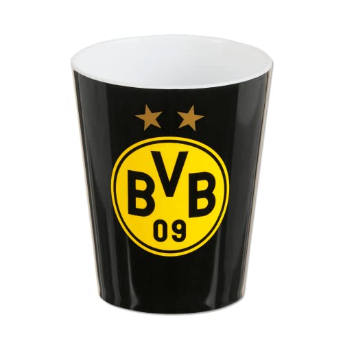 Borussia Dortmund Unisex Kinder Zahnputzbecher, gelb, One Size