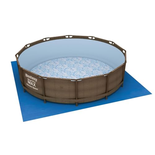 Bestway PE-Bodenplane 396 x 396 cm, blau, quadratisch