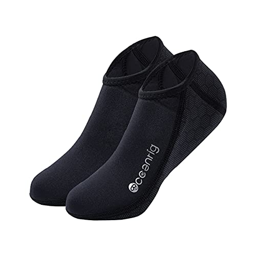 nitescuba Tauchsocken 2.5mm Neopren Neoprenanzug Socken Thermalwasser Socken Flossensocken zum Schnorcheln Surfen (DE/NL/SE/PL, Alphanumerisch, XL, Regular, Regular, Schwarz)