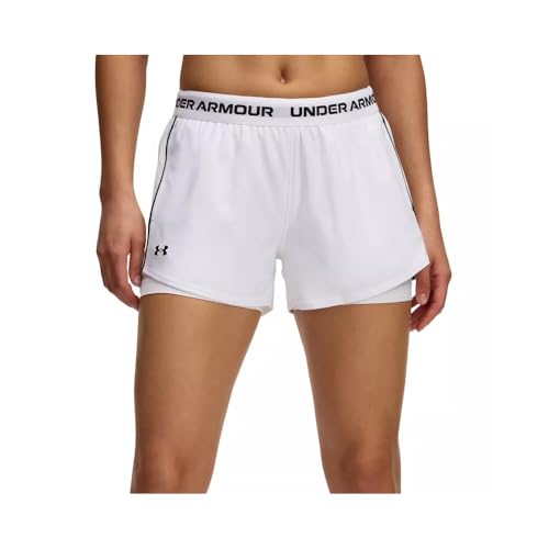 Under Armour Tech Play Up 2In1 Shorts-Wht Damen Ballshort weiß XS