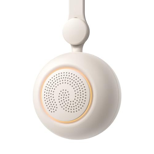 Dreamegg Sleep Lite 1 White Noise Machine Baby - Tragbares Weißes Rauschen Baby mit 19 Klänge, Einschlafhilfe Babys mit Nachtlicht und 30 Lautstärken USB-C Wiederaufladbar, Babygeschenke