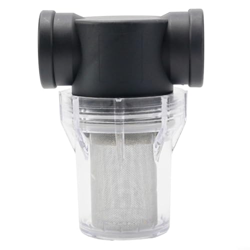 40/80 Mesh Inline Mesh Sieb Wasserpumpe Sieb Bewässerungsrohr Filter Sprüher Filter für Wasserpumpe Bildschirm Garten Bewässerung (2,5 cm 40 Mesh)