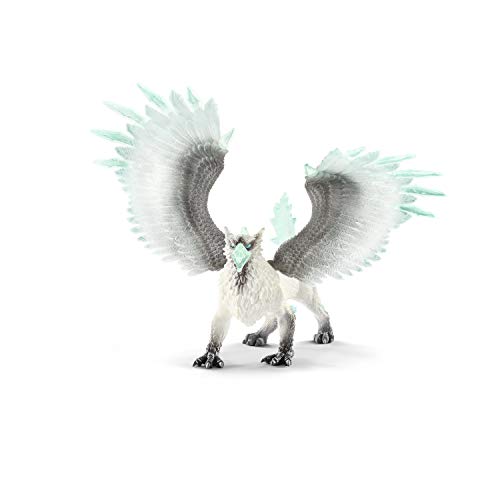 schleich ELDRADOR CREATURES | Eisgreif 70143 | ELDRADOR schleich Monster Spielfigur mit beweglichen Flügeln | coole Sammelfigur | tolles Geschenk für Mädchen und Jungen | ab 7 Jahren | 22 x 9 x 12 cm