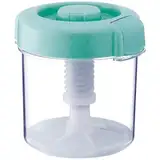 TIKUSAN Instant Pickle Maker Gemüsepresse Tsukemono Behälter, rund, hergestellt in Japan, BPA-frei (Grün, 1,6 l)