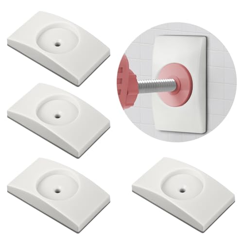 Aomig Elefantenfüße Wandschutz Pads, 4 Pack Wandschutz für Baby Treppengitter, Ohne Bohren & zum Klemmen Wandschutz Pads für Kinder Schutzgitter, Stiegengitter, Schutzkinder(Eckig)