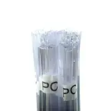 Rosfix Kunststoff-Schweißstab – Drähte 42cm | Transparent PC, Schmelzpunkt 320-360°C, Gewicht 100g | Stoßfänger, Scheinwerfer,Lüftungsgitter | Schweißmaterial