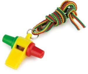 (2 Pack) Acme Model 444 Plastic Samba Carnival Whistle