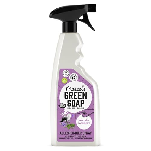 Marcel's Green Soap - Allzweckspray Lavendel & Rosmarin - Reinigungsspray - 100% Umweltfreundlich - 100% Vegan - 97% Biologisch abbaubar - 500 ml