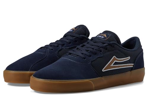 Lakai Cardiff Shoes - Navy/Gum Suede, Marineblaues Wildleder, 41.5 EU