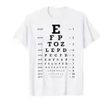 Optometrie Augendiagramm Sehtest für Augenärzte T-Shirt