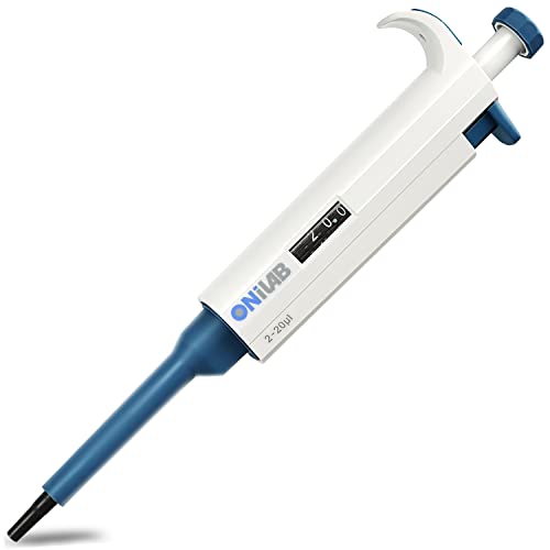 ONiLAB Labor-Mikropipette, einstellbares Volumen Kanalpipetten, 2-20 ul