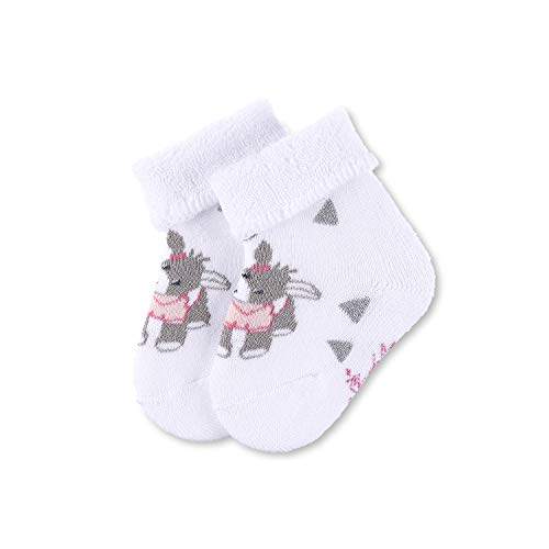 Sterntaler Baby - Mädchen Baby-söckchen Emmi Girl Socken, Weiß, 14