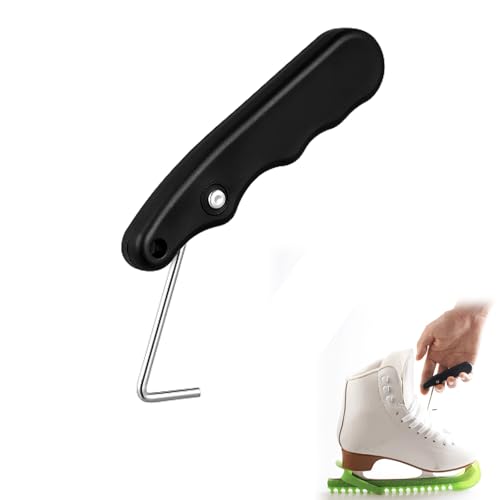 Skate Lace Tightener, Schlittschuh Spitzenspanner, Sportdraht Schnürspanner, Schnürhaken/Schnürhilfe für Schlittschuhe, Faltbare Spitze Tightener, Eishockey Skating Boot Puller Tool, Skate Tightener