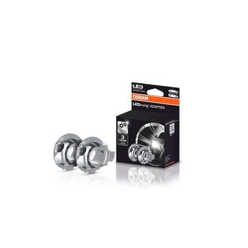 OSRAM LEDriving ADAPTER 64210DA01-1, Adapter für Night Breaker H7-LED; Lampenhalterung, Silber