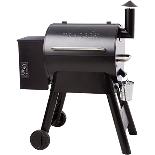 Traeger Pro Series 22 Grill Barrel Pella oder Pellet schwarz, blau – barbecue Grill, Pella oder Pellet, 3690 cm², Barrel, Grill, schwarz, blau)