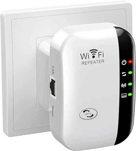 Stärkster WLAN Verstärker 300 Mbps Wifi Repeater Internet Verstärker Wifi Extender Verbesserte Box Mit Ethernet-Anschluss Zum Anschluss Aller WLAN-Geräte Ein-Klick-Einrichtung Zugangspunkt