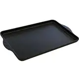 Eurolux Teppanyaki Grillplatte 43 x 28 cm - alle Herdarten inkl. Induktion - Anfihaftversiegelung - Glatte Keramik-Oberfläche - Made in Germany - Aluguss PFOA frei