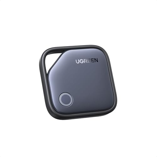 UGREEN Finder kompatibel mit Apple Find My (nur iOS), Bluetooth Tracker für Gepäck, Schlüsselfinder, Smarttag für Schlüssel, Koffer, Reisepässe mit Austauschbarer Akku