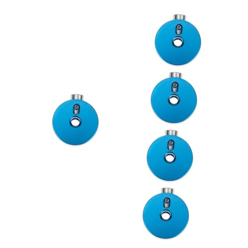 5st Beckenmutter Aus Metall Beckenmutter Aus Aluminium Drum-becken-muttern Teil Eines Schlaginstruments Muttern Für Schlagzeuginstrumente Aluminiumbecken Blue Aluminiumlegierung Hoement
