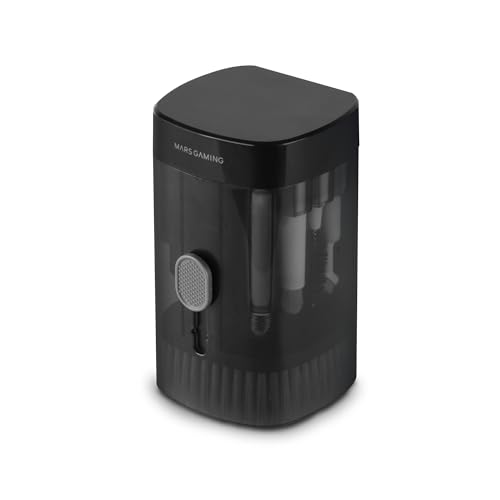 Mars Gaming MA-KIT, Multifunktions-Reinigungsset 21in1, Kompaktes und Tragbares Design, Weiche Bürsten und Fusselfreies Tuch, Professionelles Reinigungsset für Elektronikgeräte, Tastenentferner, Etui