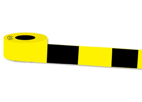 10m Absperrband * Baustelle * für Party und Kindergeburtstag // Kinder Geburtstag Party Fete Set Jungen Schwarz Gelb Girlande Bob Bauarbeiter Baumeister