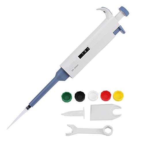 Jadeshay Pipette Mikroliter, Einkanalpipette Instrument für Dosieren, Laborwerkzeug 20~200ul (Capacity : M200)