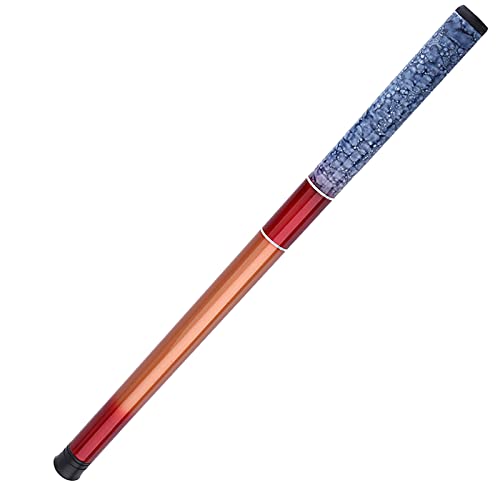 KIMISS GFK-Handglas, Teleskoprute, Süßwasserangelpeitschen mit Stahlstange, Tragbare Rute, Handguss, Harte Angelausrüstung (2,1 m) (3.6)