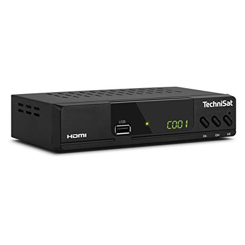 TechniSat HD-C 232 - HD-Receiver für digitales Kabelfernsehen (HDTV, DVB-C, HDMI, SCART, USB 2.0, RF in, RF out, EPG, Fernbedienung ) schwarz