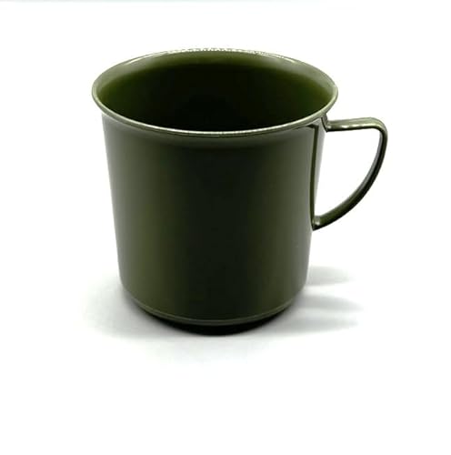 Kimmel Tasse Teetasse Kaffeebecher Camping Mehrweg bruchsicher 330 ml, Kunststoff, Oliv