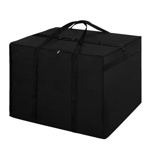 Dokon Auflagentasche Gartenpolster Aufbewahrungstasche Polsterauflagen Gartenauflagen Schutzhülle Wasserdicht Schwerlast 600D Oxford Gewebe Aufbewahrungstasche für Weihnachtsbaume (80x80x60cm)