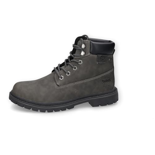 Dockers by Gerli Herren Combat Boots, Männer Sport- & Outdoorschuhe,wasserabweisend,Outdoor-Schuhe,Sportschuhe,dunkelgrau,44 EU