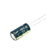 50pcs/lot T01 25V 100UF Low ESR/Impedance High Frequency Aluminum Electrolytic Capacitor Size 6 * 12 100UF25V 20% Capacitance Meters