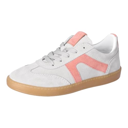 RICOSTA Mädchen Schnürhalbschuhe London, Kinder Halbschuhe, lose Einlage, freizeitschuh, straßenschuhe, Strassenschuhe, Stein/Strawberry (620), 35 EU