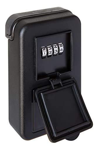 ARREGUI KEEPER SEG011 Schlüsseltresor mit Zahlencode | Schlüsselsafe für Außen und Innen | Schlüsselkasten mit Zahlenschloss | Einfache Montage | Key Safe für Ferienwohnungen | 12,5x8x3,2 cm | schwarz