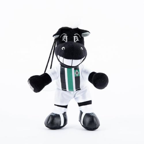 Borussia Mönchengladbach Plüsch “Jünter” 20cm | Offizieller Fanartikel Fohlenshop | Maskottchen Kuscheltier | Auto & Fenster Deko für Fans