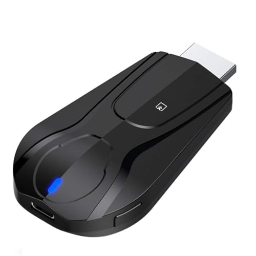 Wireless Display Dongle 5G/2.4G, 4K WiFi Portable Display Receiver 1080P HDMI Screen Mirroring Kompatibel mit Telefon zu TV Projektor Unterstützung Miracast Airplay DLNA (5G)