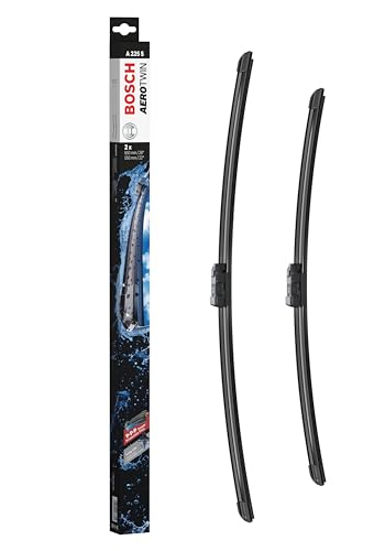 Bosch Scheibenwischer Aerotwin A225S, Länge: 650mm/550mm – Set für Frontscheibe, Schwarz