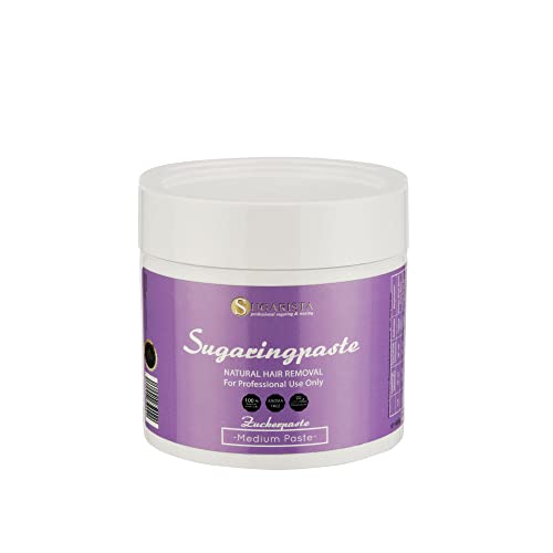 Sugarista® 600g Natürliche Medium Zuckerpaste Sugaringpaste Haarentfernung Epilation Sugaring