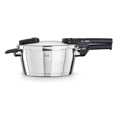 Fissler Vitaquick / Schnellkochtopf (3,5 L, Ø 22 cm) Edelstahl-Dampfkochtopf, 2-Garstufen, Made in Germany - Induktion