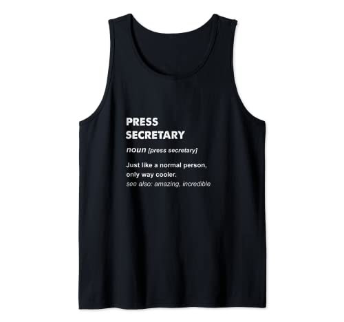 Pressesekretär Tank Top