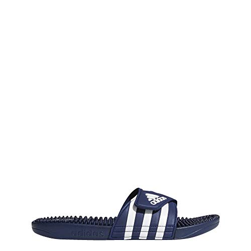 adidas Damen Adissage Slides, Blau (Dunkelblau/Weiß/Dunkelblau), 37 EU