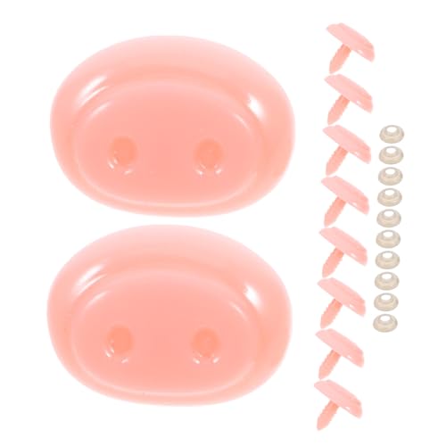 STOBOK Mini-puppenteile 20 Stück Kunststoff Tier-sicherheitsnase Für Puppenreparatur