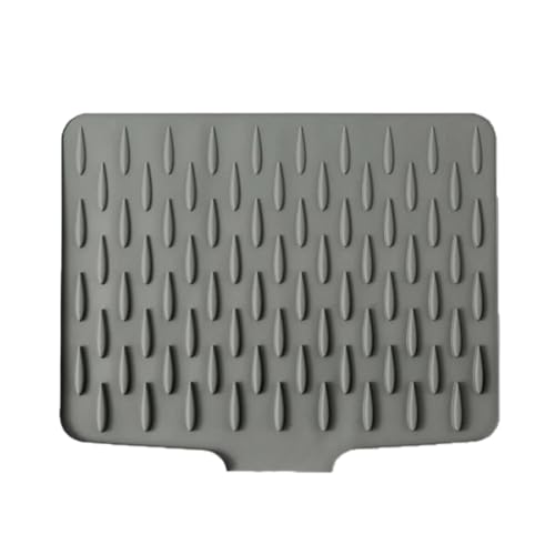 Silikon-Abtropfmatte, Silikon-Herdplattenabdeckung, rutschfeste Abwaschmatte, hitzebeständige, schnelltrocknende und rutschfeste Unterlage, Schutz für heiße Pfannen und Töpfe